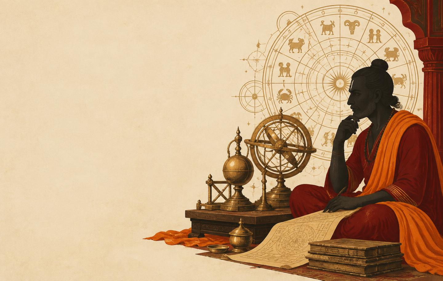 An editorial tribute to Prof. K. S. Krishnamurti with traditional astronomical instruments
